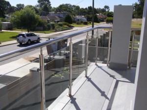 Balcony Temepred Glass Balustrade/Terrace Fence/Glass Railing